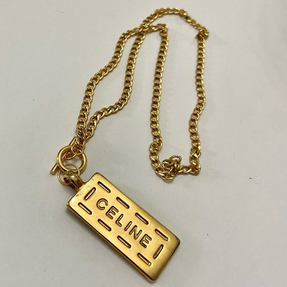 Celine 18-in Gold Plated Chain Necklace - Picture 6 of 10